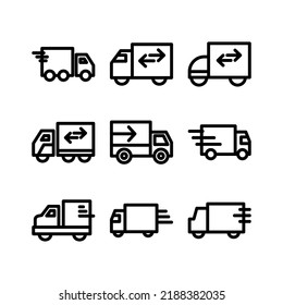 delivery icon or logo isolated sign symbol vector illustration - Collection of high quality black style vector icons
