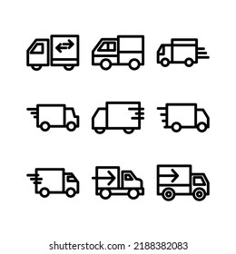 delivery icon or logo isolated sign symbol vector illustration - Collection of high quality black style vector icons
