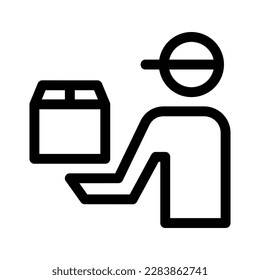 delivery icon or logo isolated sign symbol vector illustration - high quality black style vector icons

