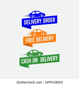 Delivery icon modern design template.