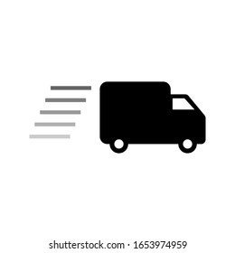 delivery icon on background. vector epd 10