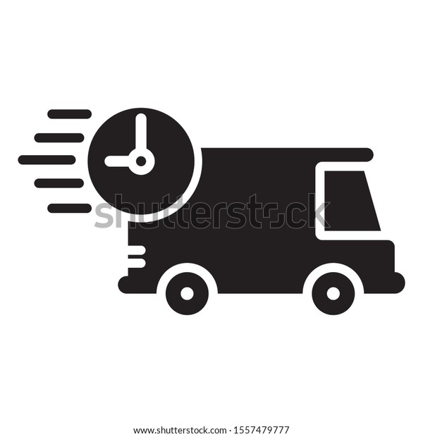 delivery icon  Ready to use in web design\
, apps, software and print. - Vector. Eps\
10