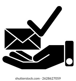 Delivery icon represented by Delivery symbol Black Filled style.