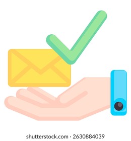 Delivery icon represented by Delivery symbol Flat style.