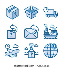Delivery Icon Set