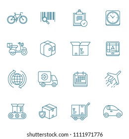 Delivery Icon Set, outline