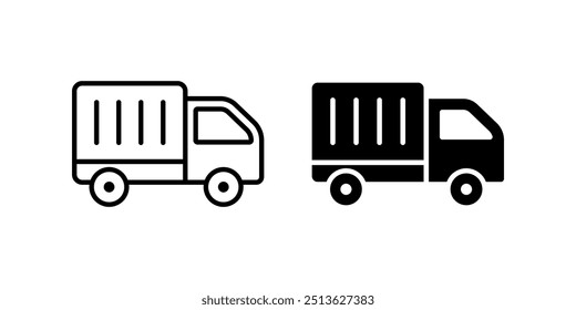 Delivery icon set. truck fast shipping Symbol. for mobile concept and web design. vector illustration on white background