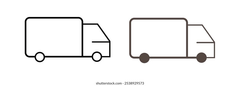 Delivery icon set. truck fast shipping Symbol. for mobile concept and web design. vector illustration on white background.