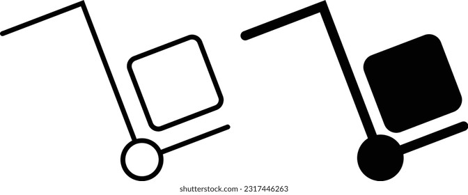 Delivery icon sheet, simple trendy flat style line and solid Isolated vector illustration on white background. For apps, logo, websites, symbol , UI, UX, graphic and web design. EPS 10.