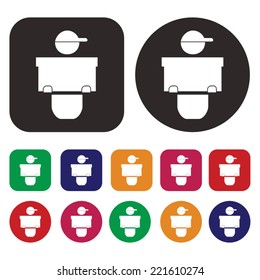 Delivery icon . Shipping icon