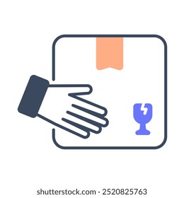 Delivery icon. Delivery, Shipping, Courier, Parcel, Package, Home delivery, box, Logistics, Distribution. Vector icon illustration