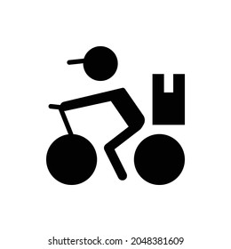 icono de entrega, ilustración vectorial de icono de envío