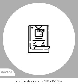 Delivery icon sign vector,Symbol, logo illustration for web and mobile