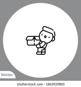 Delivery icon sign vector,Symbol, logo illustration for web and mobile