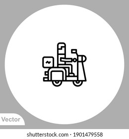 Delivery icon sign vector,Symbol, logo illustration for web and mobile