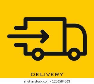 Delivery icon signs