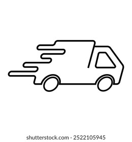 delivery icon simple illustration design