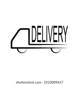 delivery icon simple illustration design