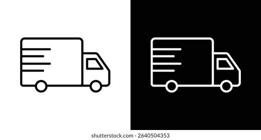 Delivery icon symbol concept for graphic design, Website, UI. EPS