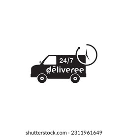 delivery icon symbol sign vector
