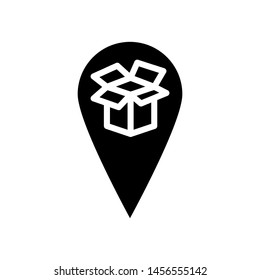 Delivery Icon , Template Logo Design Emblem Isolated Illustration , Delivery Car Box Free Transport , Outline Solid Background White
