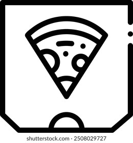 delivery icon. Thin Linear Style Design Isolated On White Background
