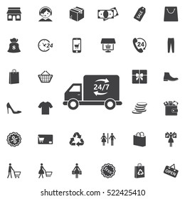 Delivery icon. Universal Shop set of icons for web and mobile