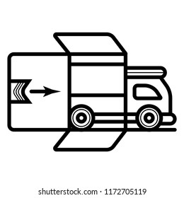 delivery icon vector
