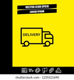 Delivery icon vector