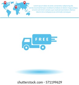 Delivery  icon. Vector design.