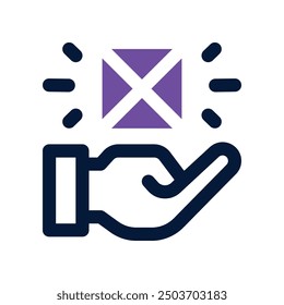Icono de Vector de doble tono para su Sitio web, móvil, presentación y diseño de logotipo.
