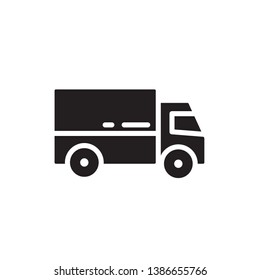 delivery icon vector glyph style