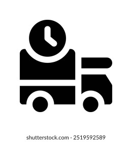 Liefersymbol. Vektorsymbol für Ihre Website, Ihr Handy, Ihre Präsentation und Ihr Logo-Design.