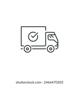 Delivery icon, Delivery vector illustration