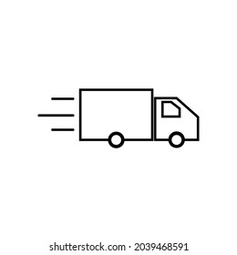 Delivery icon vector. Illustration modern simple.
