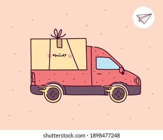 delivery icon vector illustration . online delivery service