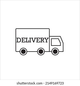 Delivery icon vector illustration symbol