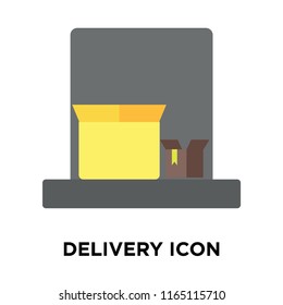 Delivery icon vector isolated on white background, Delivery transparent sign , delivery symbols