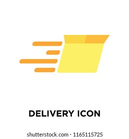 Delivery icon vector isolated on white background, Delivery transparent sign , delivery symbols