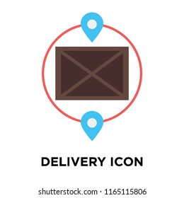Delivery icon vector isolated on white background, Delivery transparent sign , delivery symbols