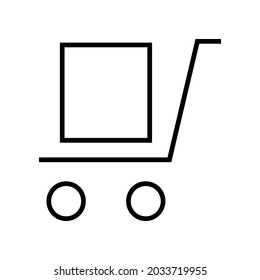 Delivery icon vector set. cargo illustration sign. goods symbol or logo.