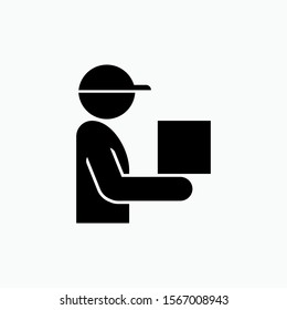 Delivery Icon - Vector, Sign and Symbol for Design, Presentation, Website or Apps Elements.