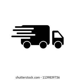 Delivery icon vector icon. Simple element illustration. Delivery symbol design. Can be used for web and mobile.