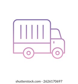 Icono de entrega Vector ilustración de stock