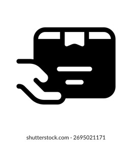 Ilustração de design de símbolo de vetor de ícone de entrega