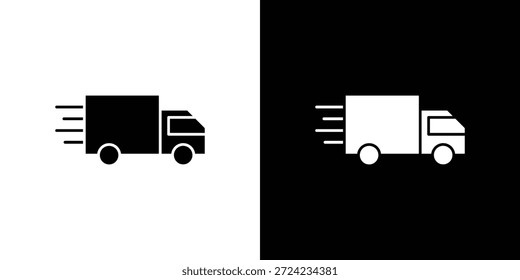 Icono de entrega. Plantilla de Vector. Concepto Icon diseño plano.