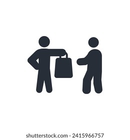 delivery icon. vector.Editable stroke.linear style sign for use web design,logo.Symbol illustration.
