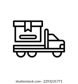 icono de entrega para tu diseño de sitio web, logotipo, aplicación, interfaz de usuario.
