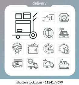 delivery icons
