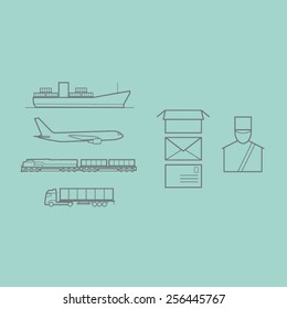 Delivery icons